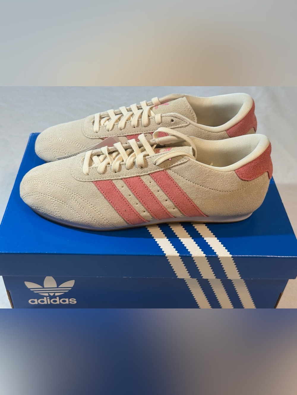 Adidas Taekwondo Lace - Women's (JQ3518, Cream White/Bliss Pink). Size 10